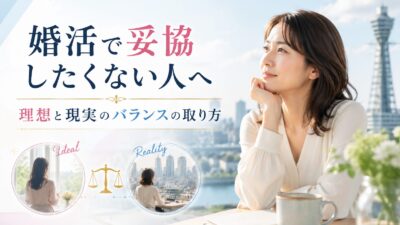 婚活で妥協したくない人へ｜理想と現実のバランスの取り方